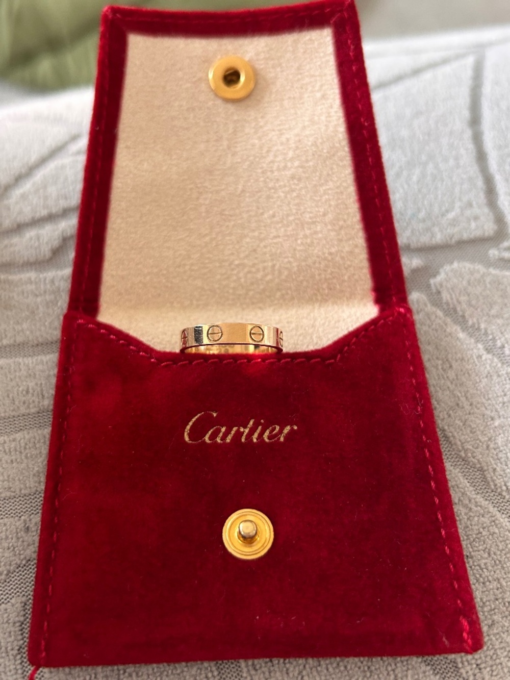 Cartier 18k Rose Gold LOVE ring